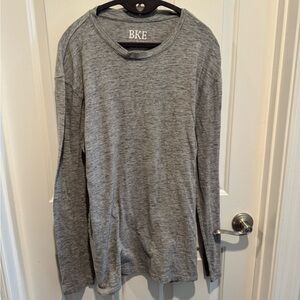 Mens BKE Heather Gray Long Sleeve Top Size XL